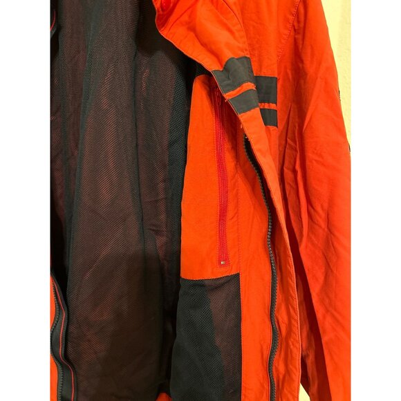 Vintage Nautica Jacket Adult Large Red Full Zip Windbreaker - Picture 5 of 8